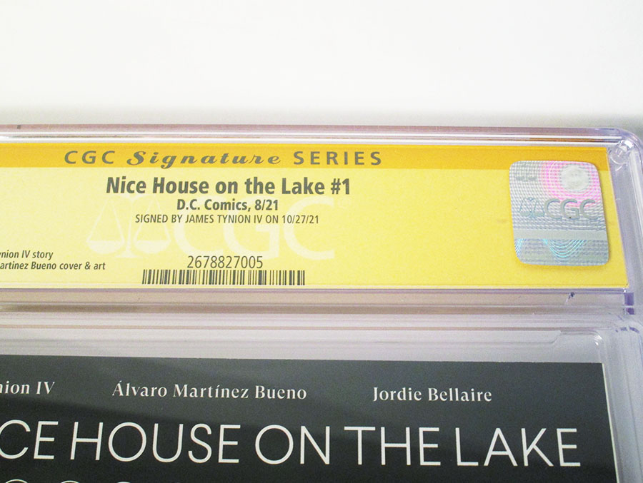 Nice House On The Lake #1 Cover K Regular Alvaro Martinez Bueno Cover Signed By James Tynion IV CGC 9.2