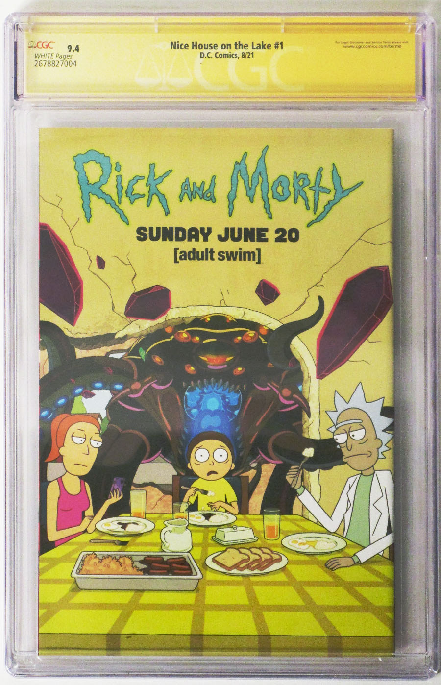 Nice House On The Lake #1 Cover L Regular Alvaro Martinez Bueno Cover Signed By James Tynion IV CGC 9.4