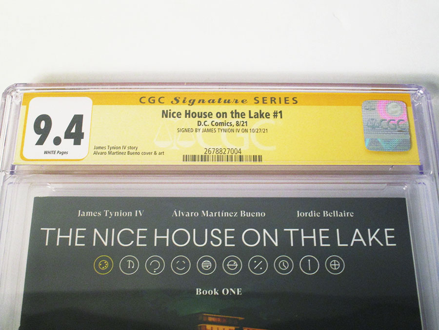 Nice House On The Lake #1 Cover L Regular Alvaro Martinez Bueno Cover Signed By James Tynion IV CGC 9.4