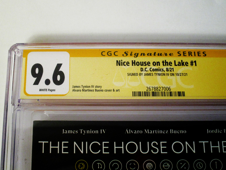 Nice House On The Lake #1 Cover M Regular Alvaro Martinez Bueno Cover Signed By James Tynion IV CGC 9.6