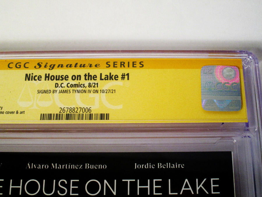 Nice House On The Lake #1 Cover M Regular Alvaro Martinez Bueno Cover Signed By James Tynion IV CGC 9.6