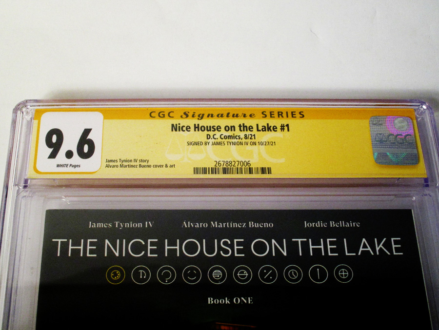 Nice House On The Lake #1 Cover M Regular Alvaro Martinez Bueno Cover Signed By James Tynion IV CGC 9.6