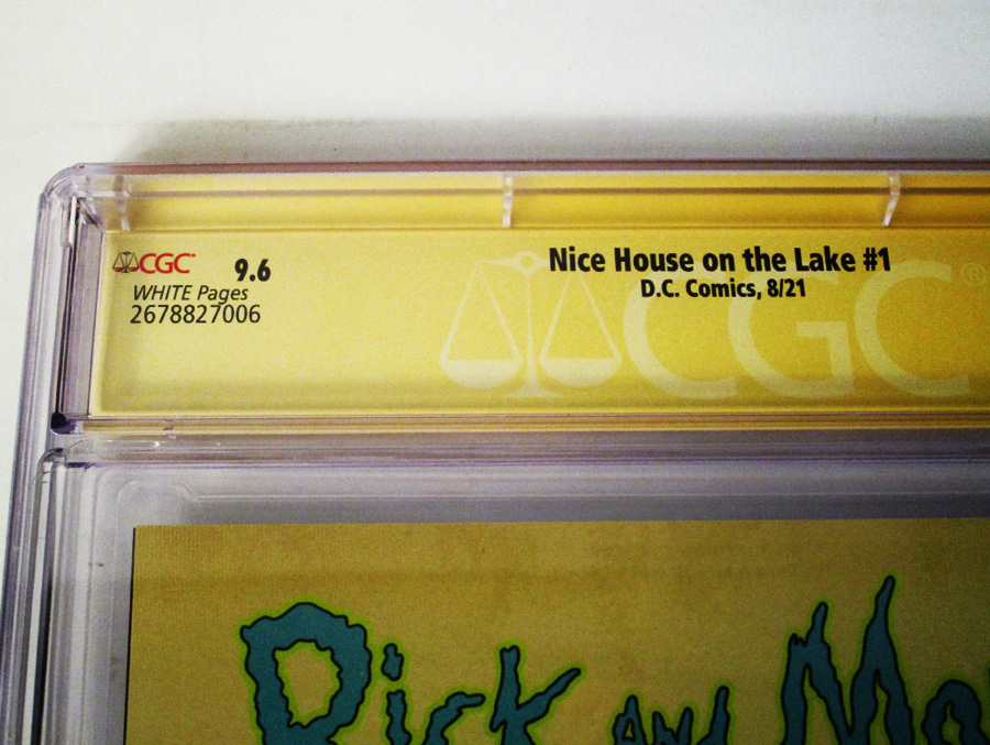 Nice House On The Lake #1 Cover M Regular Alvaro Martinez Bueno Cover Signed By James Tynion IV CGC 9.6