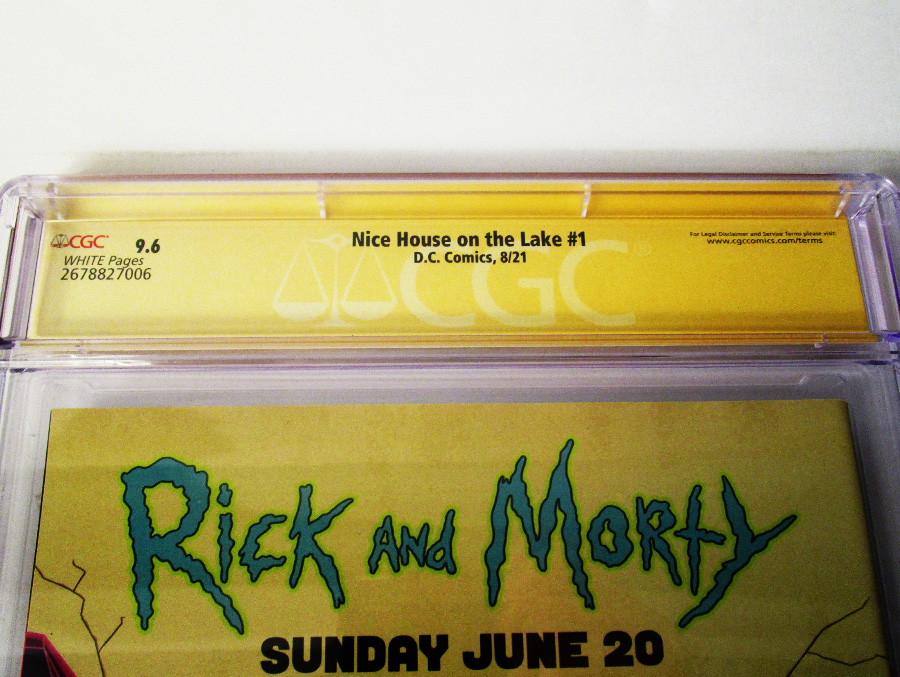 Nice House On The Lake #1 Cover M Regular Alvaro Martinez Bueno Cover Signed By James Tynion IV CGC 9.6