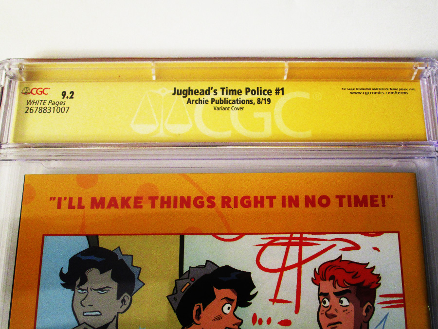 Jugheads Time Police Vol 2 #1 Cover F Variant Tyler Boss Cover Signed By Tyler Boss CGC 9.2