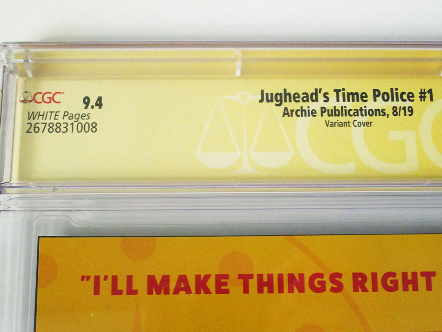 Jugheads Time Police Vol 2 #1 Cover G Variant Tyler Boss Cover Signed By Tyler Boss CGC 9.4
