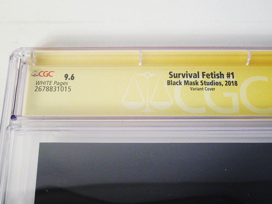 Survival Fetish #1 Cover C Variant Tyler Boss Cover Signed By Tyler Boss CGC 9.6