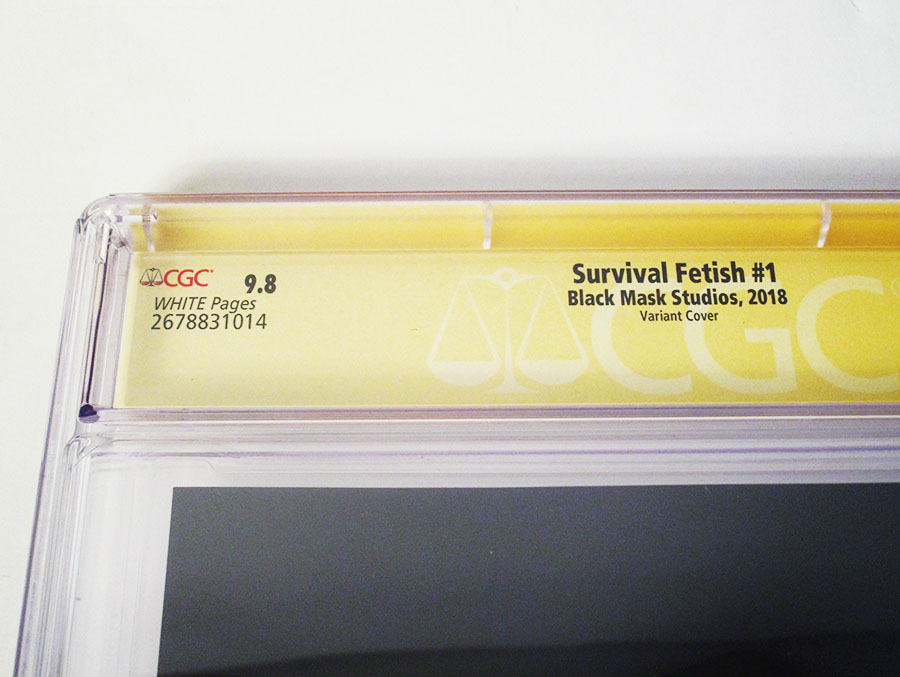 Survival Fetish #1 Cover D Variant Tyler Boss Cover Signed By Tyler Boss CGC 9.8