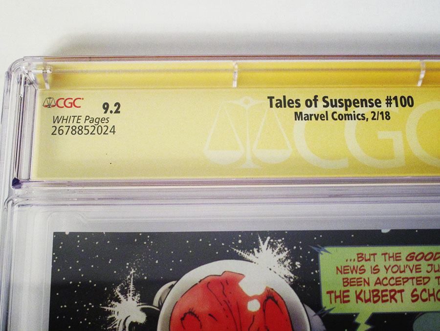 Tales Of Suspense #100 Cover E Regular Marco Checchetto Cover (Marvel Legacy Tie-In) Signed By Matthew Rosenberg CGC 9.2