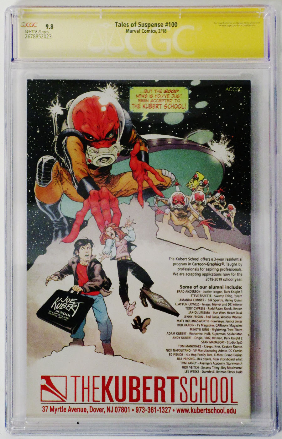 Tales Of Suspense #100 Cover F Regular Marco Checchetto Cover (Marvel Legacy Tie-In) Signed By Matthew Rosenberg CGC 9.8