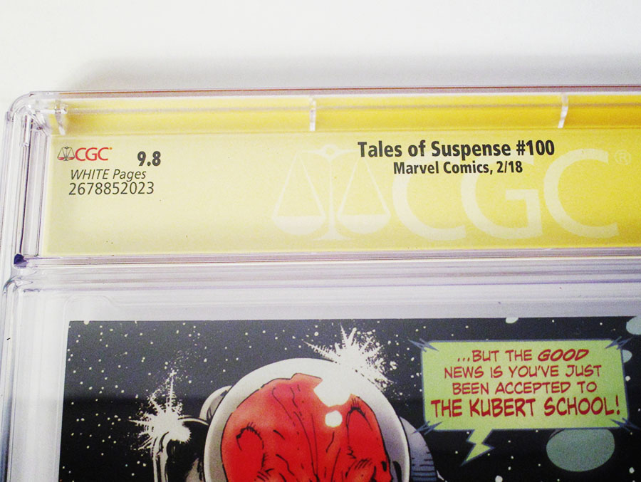 Tales Of Suspense #100 Cover F Regular Marco Checchetto Cover (Marvel Legacy Tie-In) Signed By Matthew Rosenberg CGC 9.8