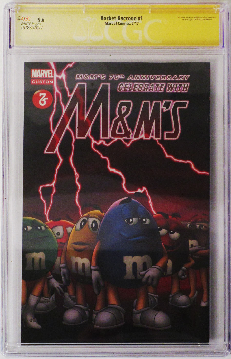Rocket Raccoon Vol 3 #1 Cover H Regular David Nakayama Cover (Marvel Now Tie-In) Signed By Matthew Rosenberg CGC 9.6