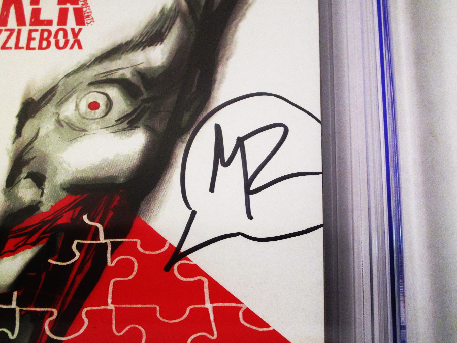 Joker Presents A Puzzlebox #1 Cover F Regular Chip Zdarsky Cover Signed By Matthew Rosenberg CGC 9.8