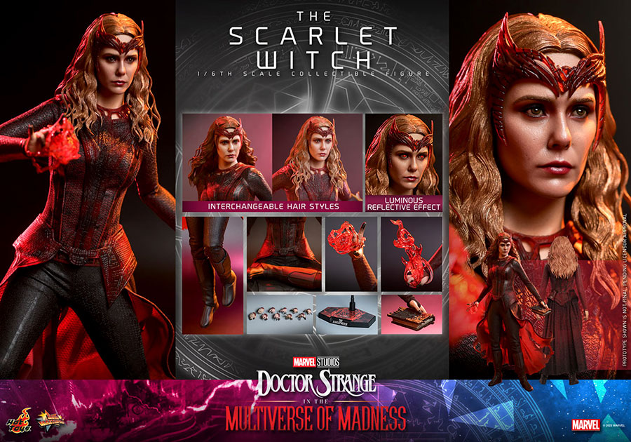 Doctor Strange In The Multiverse Of Madness The Scarlet Witch Sixth Scale Action Figure