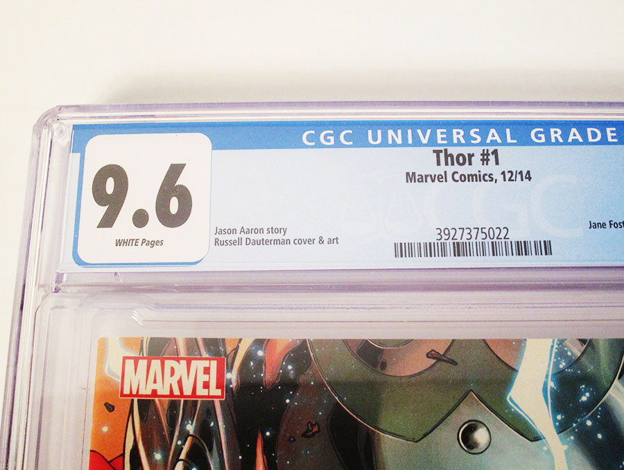 Thor Vol 4 #1 Cover P CGC 9.6 1st Ptg Regular Russell Dauterman Cover