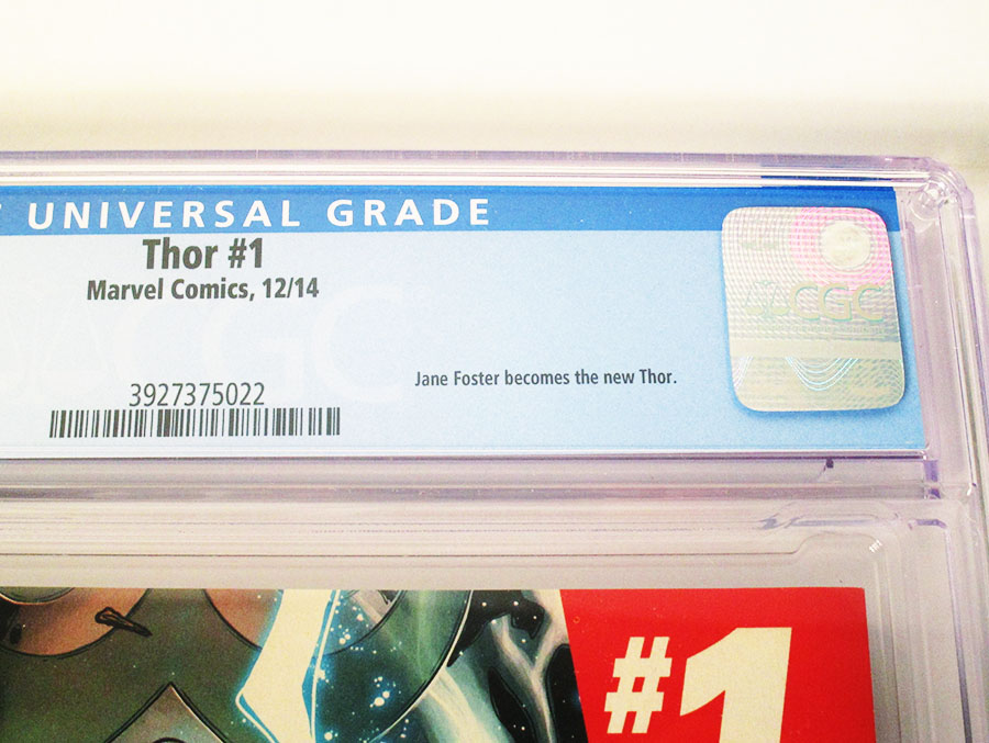 Thor Vol 4 #1 Cover P CGC 9.6 1st Ptg Regular Russell Dauterman Cover