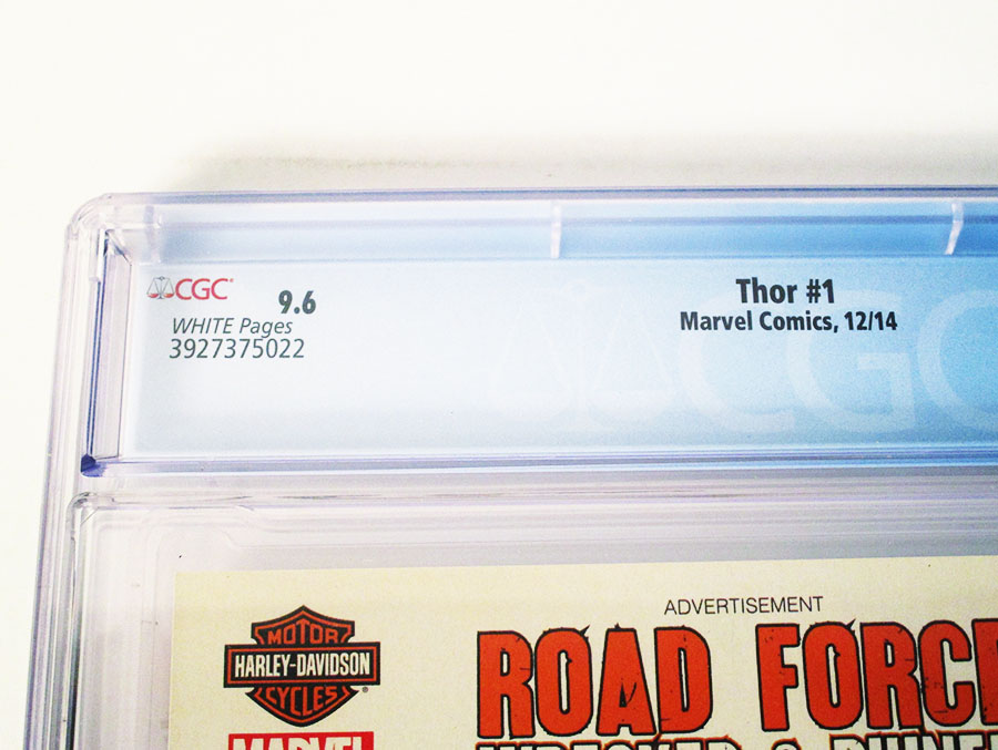 Thor Vol 4 #1 Cover P CGC 9.6 1st Ptg Regular Russell Dauterman Cover