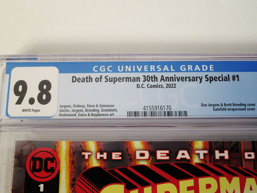Death Of Superman 30th Anniversary Special #1 (One-Shot) Cover Q DF CGC Graded 9.8