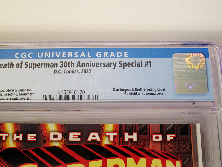 Death Of Superman 30th Anniversary Special #1 (One-Shot) Cover Q DF CGC Graded 9.8