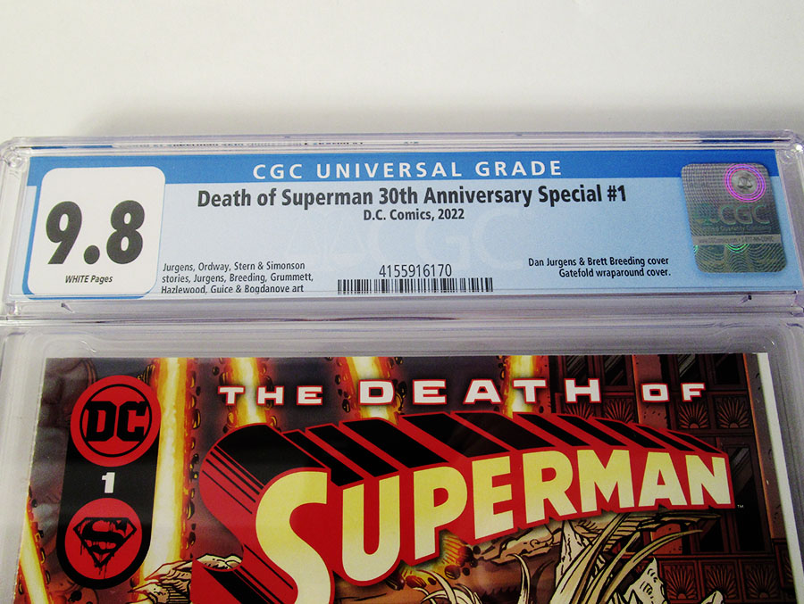 Death Of Superman 30th Anniversary Special #1 (One-Shot) Cover Q DF CGC Graded 9.8