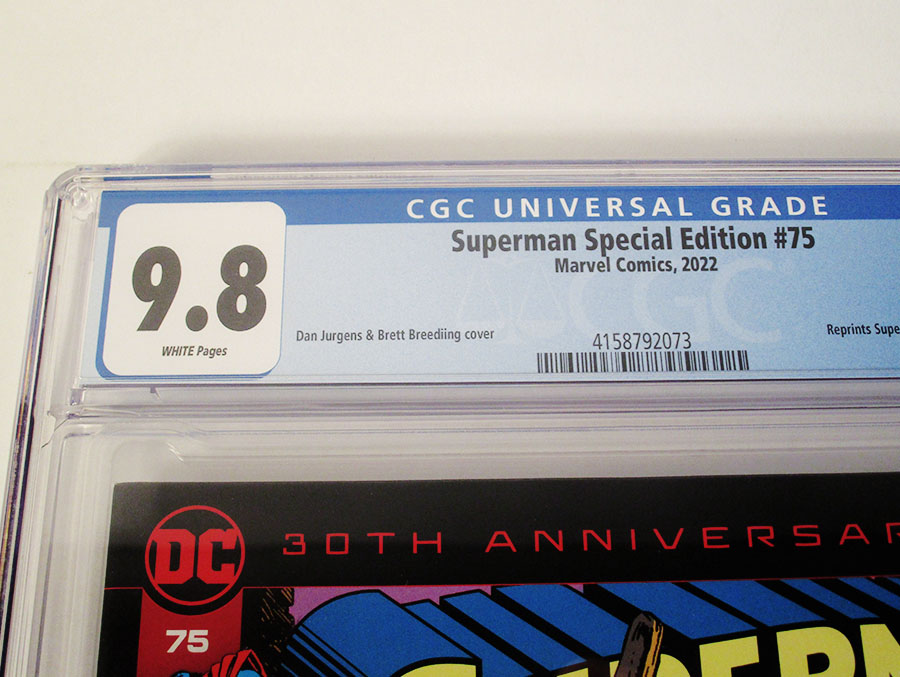 Superman Vol 2 #75 Cover M Special Edition DF CGC Graded 9.8