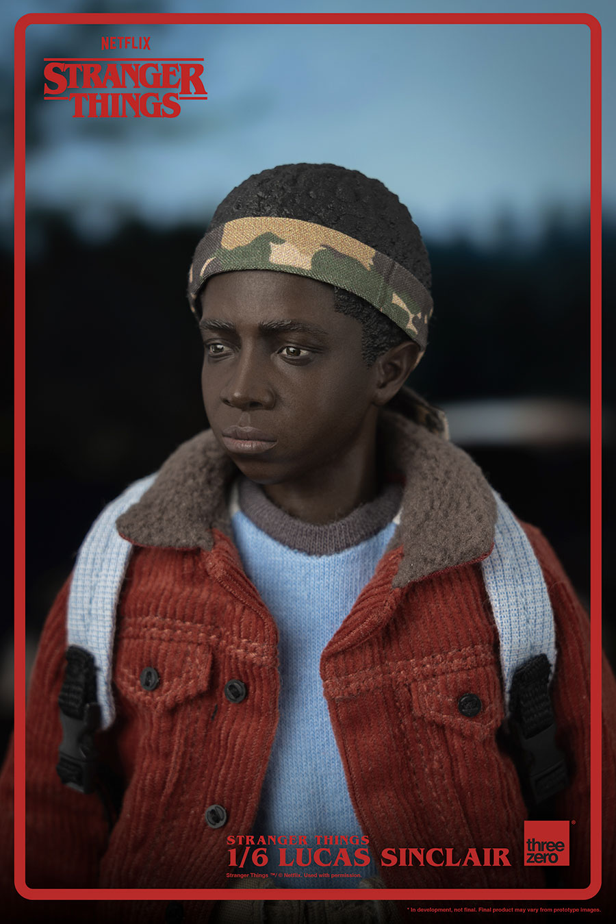 Stranger Things Lucas Sinclair 1/6 Scale Figure