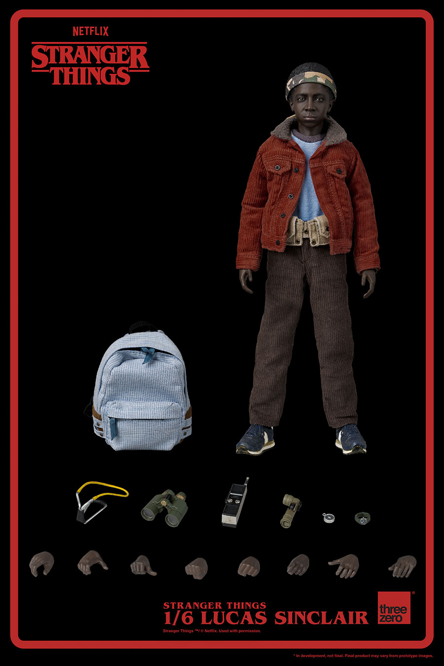 Stranger Things Lucas Sinclair 1/6 Scale Figure
