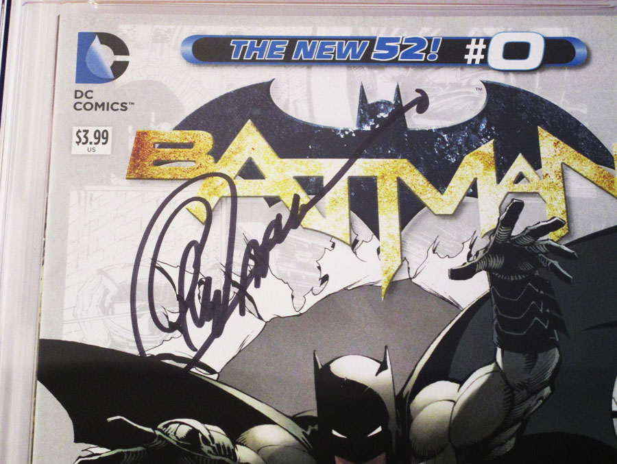 Batman Vol 2 #0 Cover G Regular Greg Capullo Cover Signed By Scott Snyder and Greg Capullo CGC 9.4