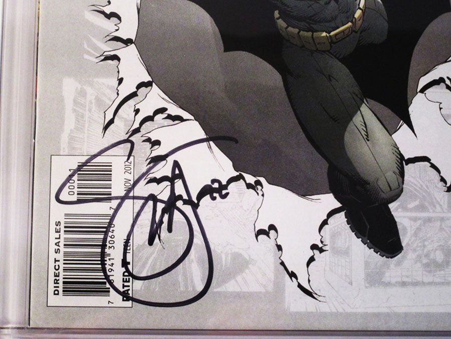 Batman Vol 2 #0 Cover G Regular Greg Capullo Cover Signed By Scott Snyder and Greg Capullo CGC 9.4