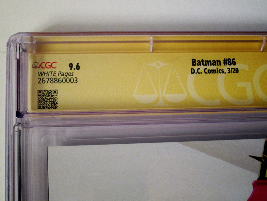 Batman Vol 3 #86 Cover F 1st Ptg Regular Tony S Daniel Cover Signed By James Tynion IV CGC 9.6