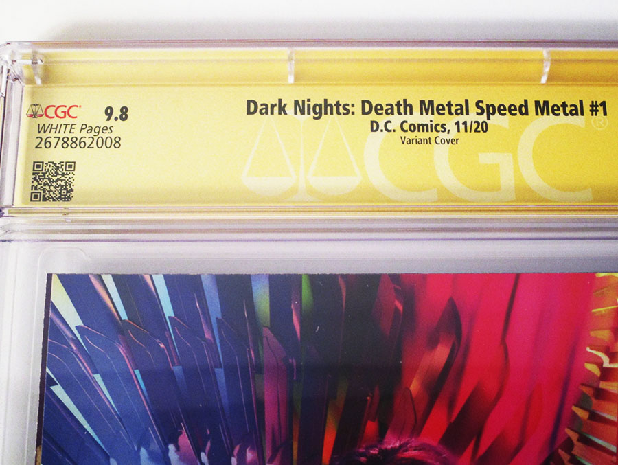 Dark Nights Death Metal Speed Metal #1 (One Shot) Cover D Incentive Peach Momoko Variant Cover Signed By Joshua Williamson CGC 9.8