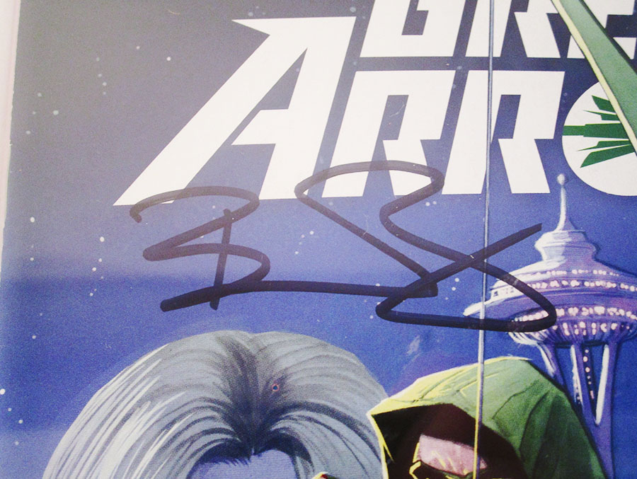 Green Arrow Vol 7 #1 Cover F 1st Ptg Regular Juan Ferreyra Cover Signed by Benjamin Percy CGC 9.8