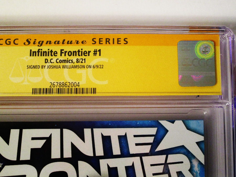 Infinite Frontier #1 Cover D Regular Mitch Gerads Cover Signed By Joshua Williamson CGC 9.8