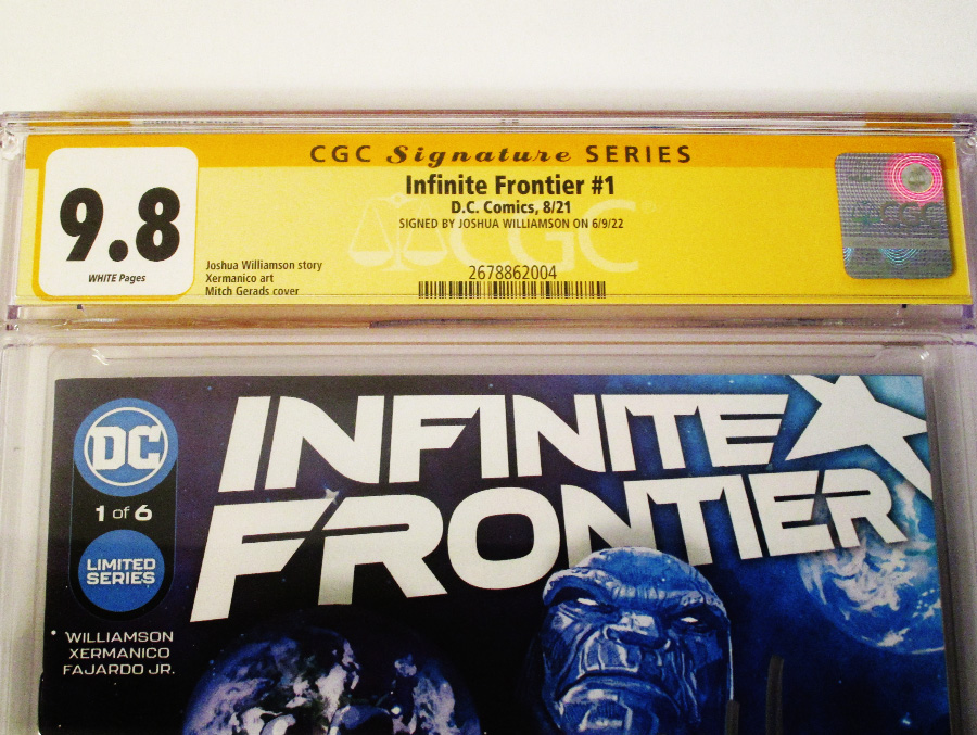 Infinite Frontier #1 Cover D Regular Mitch Gerads Cover Signed By Joshua Williamson CGC 9.8