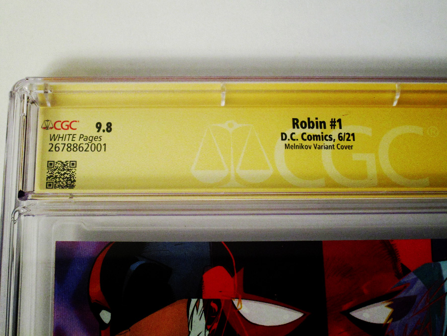Robin Vol 5 #1 Cover F Variant Gleb Melnikov Wraparound Cover Signed By Joshua Williamson CGC 9.8