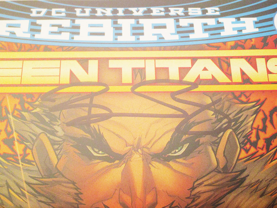 Teen Titans Vol 6 #1 Cover D Regular Jonboy Meyers Cover Signed by Benjamin Percy CGC 9.8