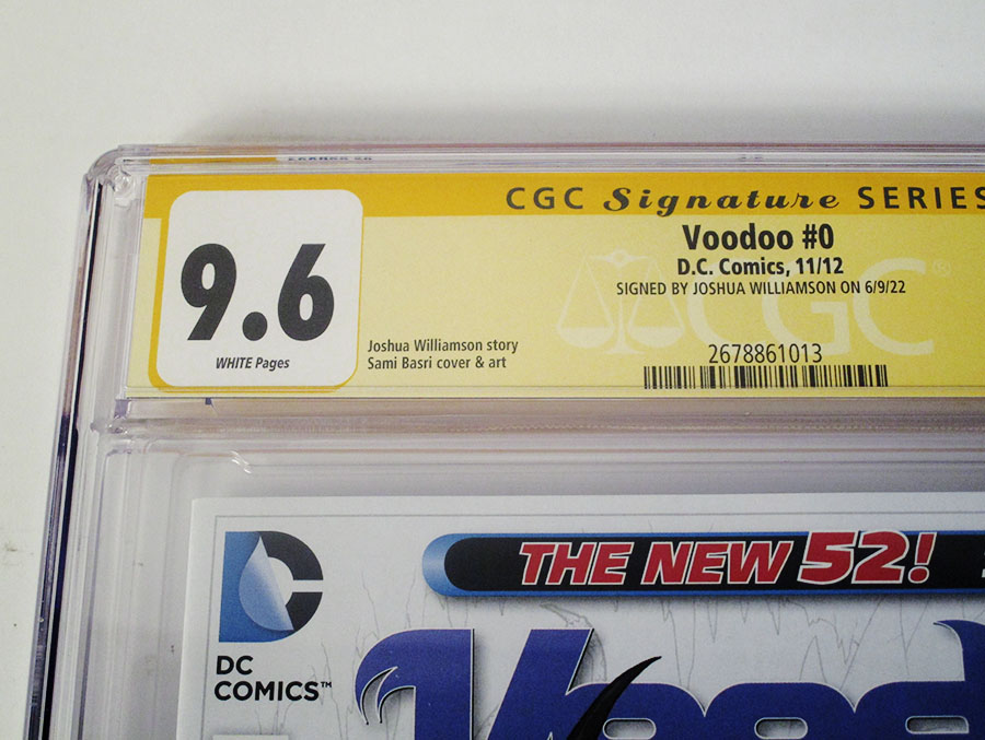Voodoo Vol 2 #0 Cover B Signed By Joshua Williamson CGC 9.6