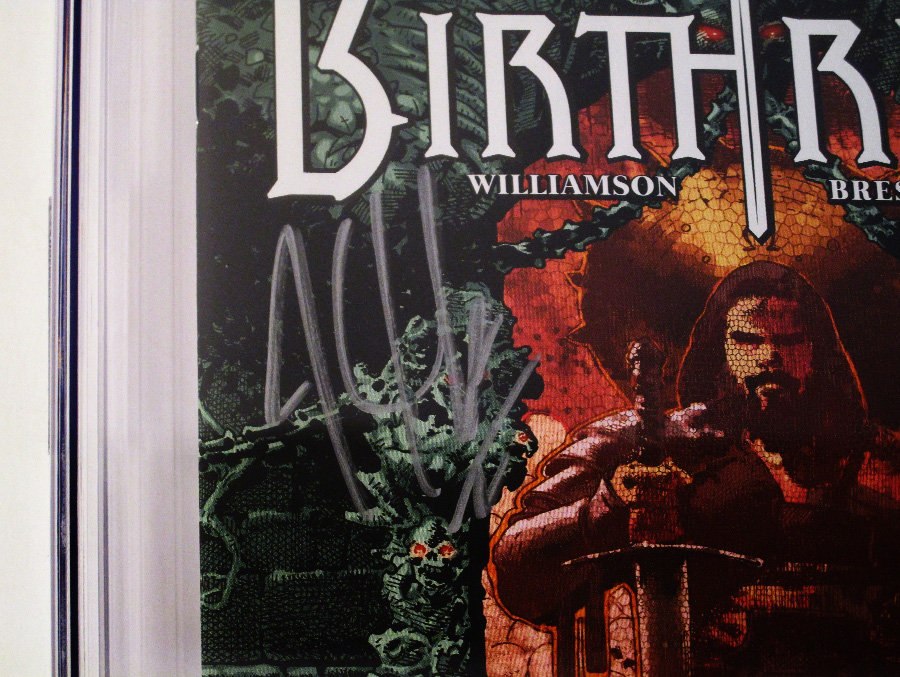 Birthright #1 Cover E 1st Ptg Regular Andrei Bressan Cover Signed By Joshua Williamson CGC 9.8