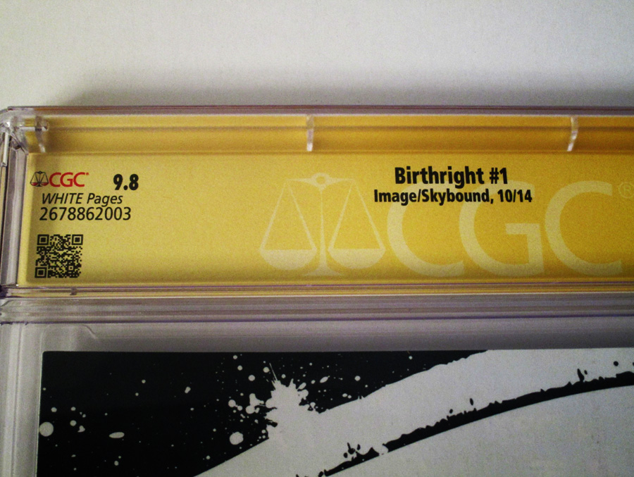 Birthright #1 Cover E 1st Ptg Regular Andrei Bressan Cover Signed By Joshua Williamson CGC 9.8