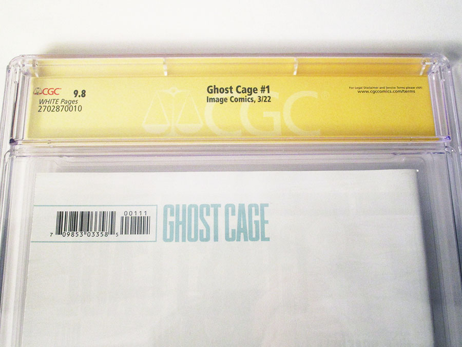 Ghost Cage #1 Cover C Signed By Nick Dragotta CGC 9.8