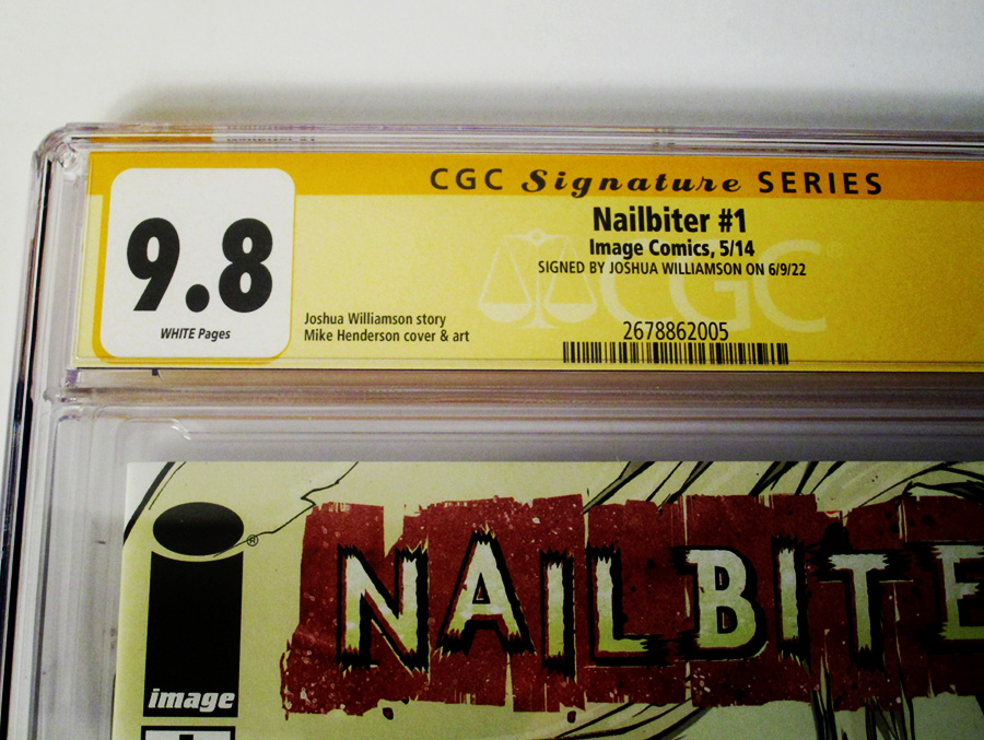 Nailbiter #1 Cover D 1st Ptg Signed By Joshua Williamson CGC 9.8