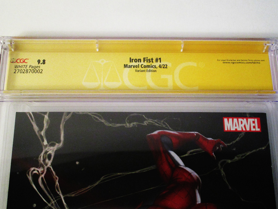 Iron Fist Vol 6 #1 Cover I Variant Nick Dragotta X-Gwen Cover Signed By Nick Dragotta CGC 9.8