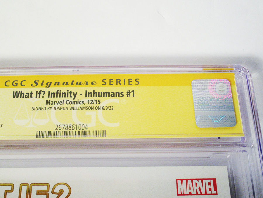 What If Infinity Inhumans #1 Cover B Signed By Joshua Williamson CGC 9.8
