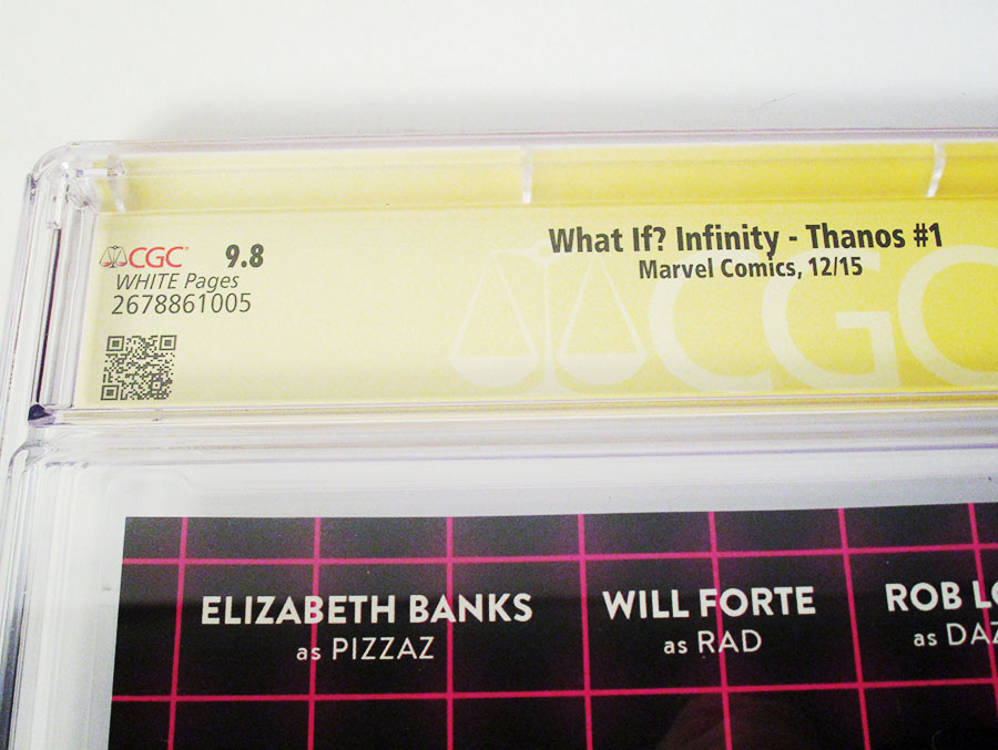 What If Infinity Thanos #1 Cover C Regular Tom Whalen Cover Signed By Joshua Williamson CGC 9.8