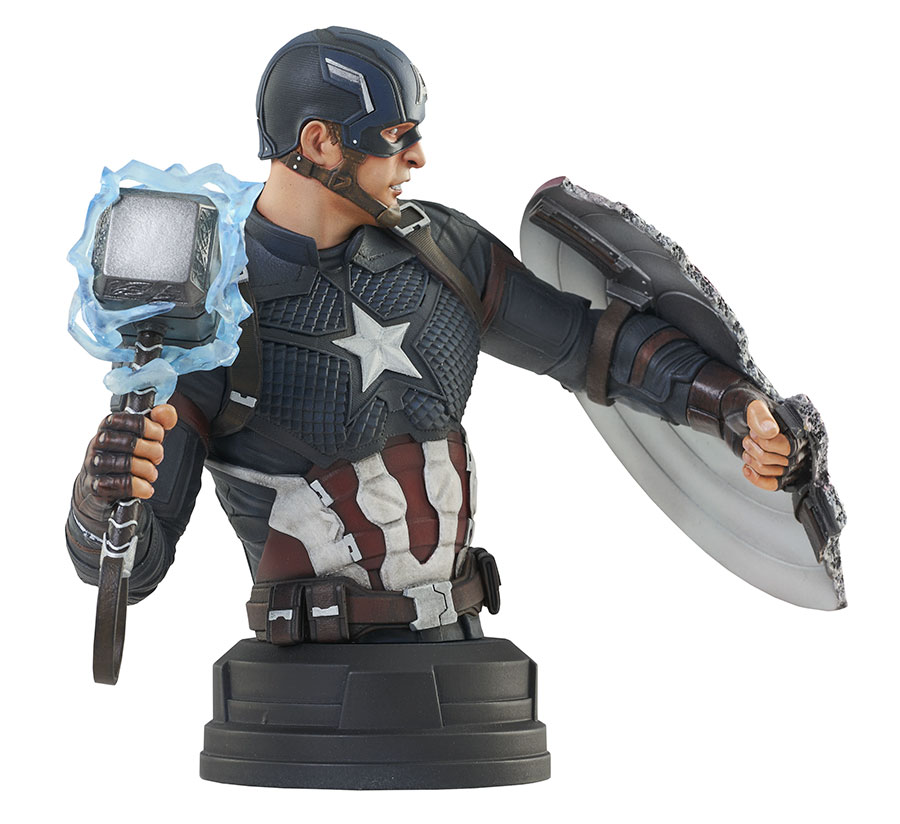 Marvel Avengers Endgame Captain America 1/6 Scale Mini Bust