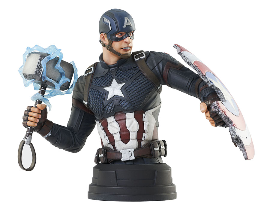 Marvel Avengers Endgame Captain America 1/6 Scale Mini Bust