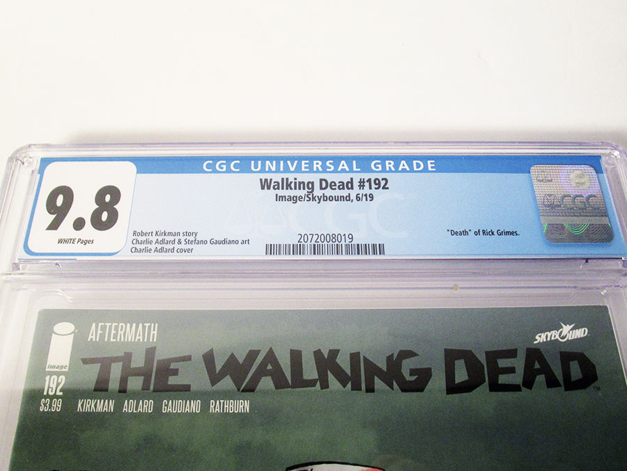 Walking Dead #192 Cover F CGC 9.8