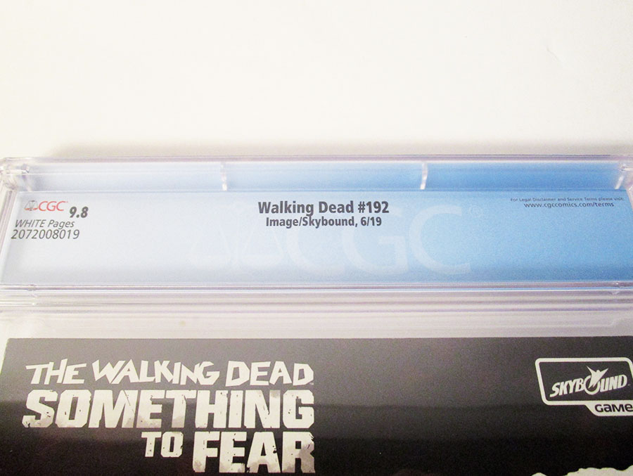 Walking Dead #192 Cover F CGC 9.8