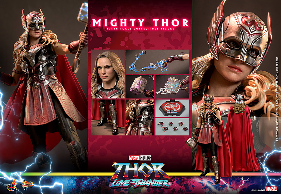 Marvel Thor Love And Thunder Mighty Thor Jane Foster Sixth Scale Figure
