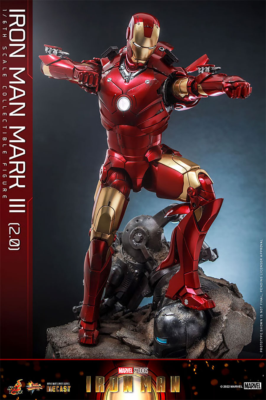 Marvel Iron Man Mark III 2.0 Sixth Scale Figure
